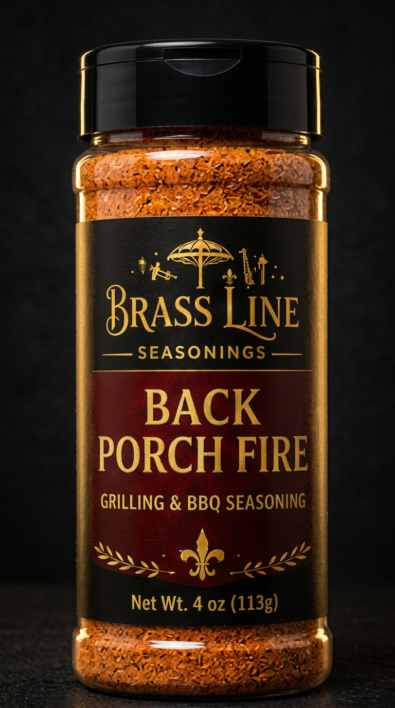 Back Porch Fire Grilling & BBQ Seasoning bottle