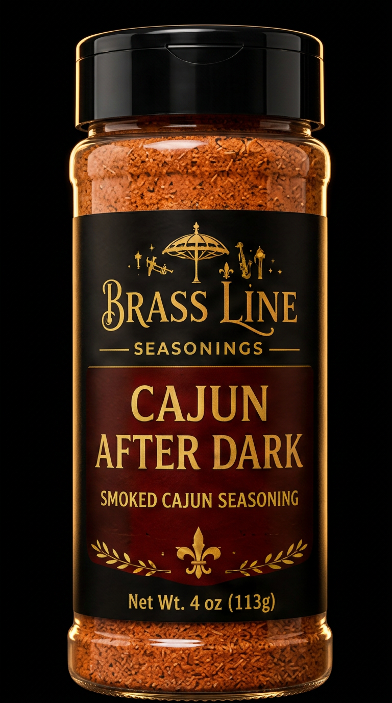 Cajun After Dark Smoked Cajun Seasoning bottle