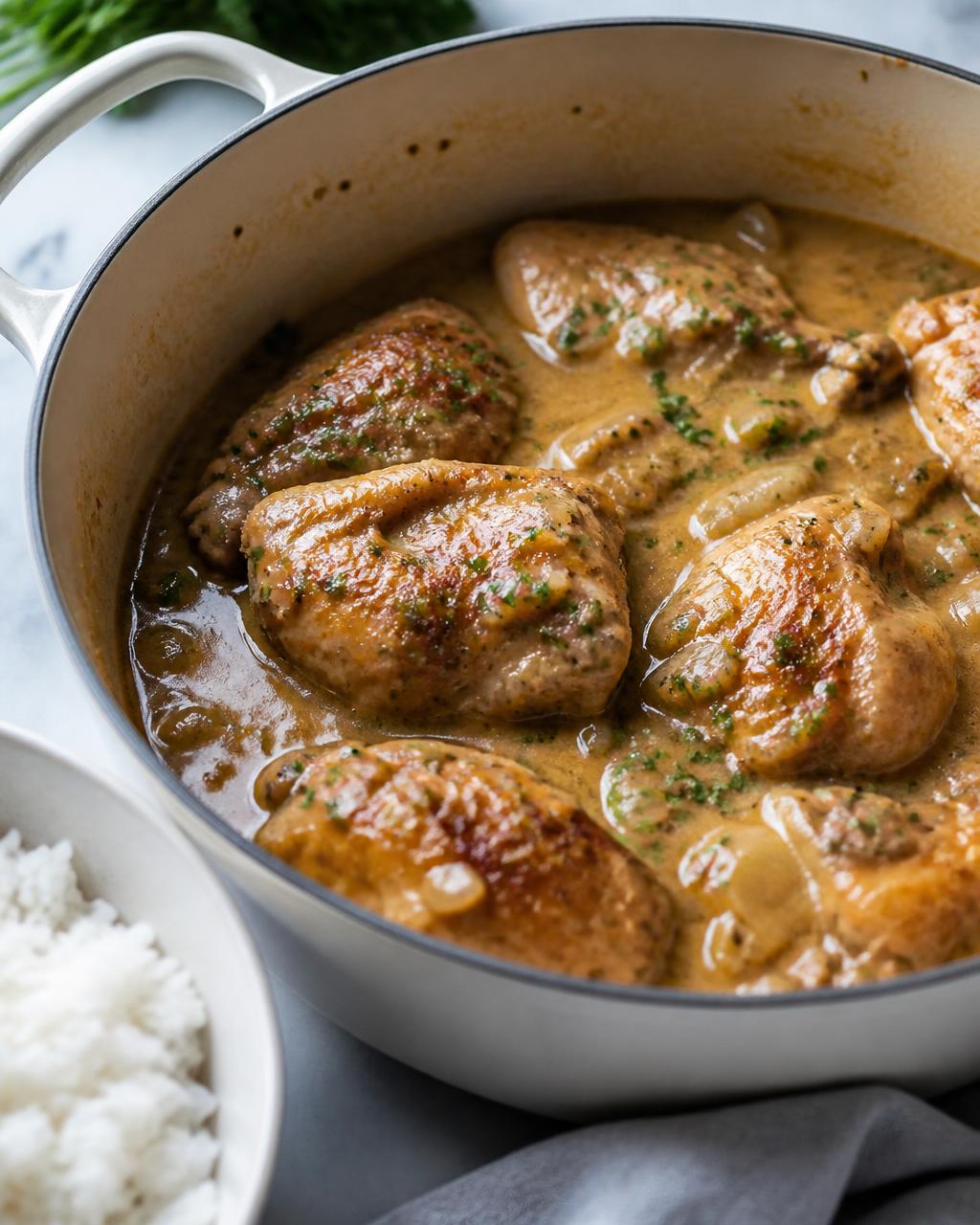 Creole Chicken Fricassee