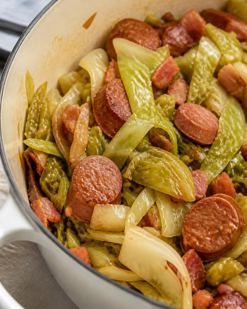 Creole Stewed Cabbage