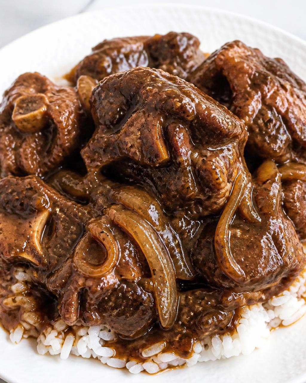 Sunday Smothered Oxtails